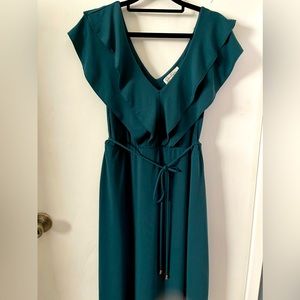Jessica Simpson emerald maternity dress